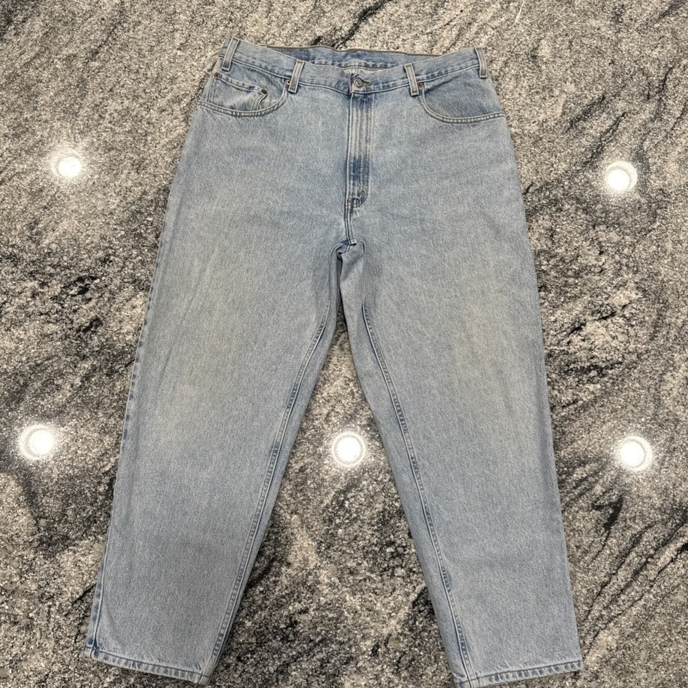 Levis 560 Y2K Jeans Men 38x29 Blue Denim Loose Fit Tapered Leg Grunge Workwear‎